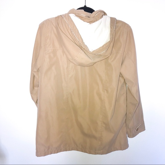 Studio Works Tan Hooded Jacket Size Medium - Picture 3 of 7